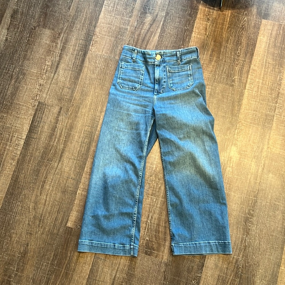 Maeve Collette cropped jeans